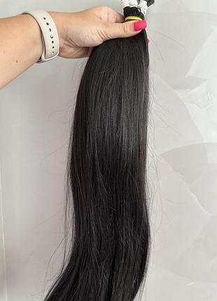 Натуральные славянские черные волосы