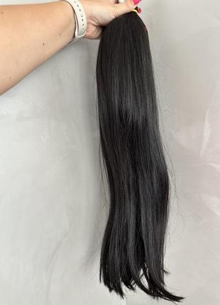 Натуральные славянские черные волосы