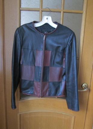 Кожаный пиджак, куртка итальялия1 фото