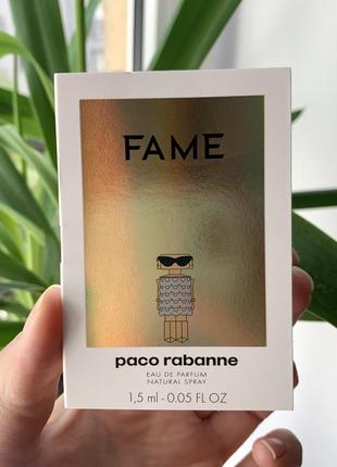 Paco rabanne fame парфюмированная вода пробник