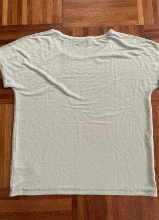 Новая блестящая трикотажная блуза футболка mos mosh s данная7 фото