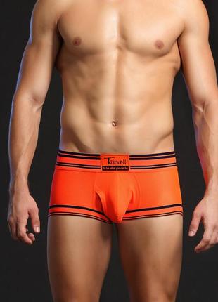 Боксеры для мужчин от бренда tauwell оранжевого цвета