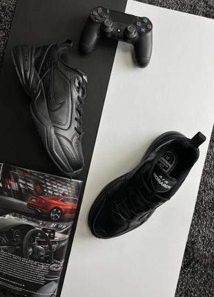 Nike air max monarch  iv all black6 фото