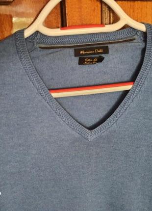 Massimo dutti оригинал. легкий пуловер свитер шелк хлопок