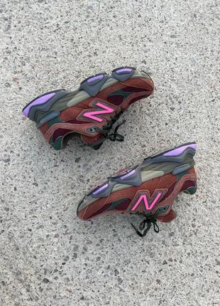 Кросівки new balance 9060 “burgundy pink”4 фото