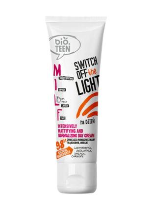 Дневной матирующий и нормализующий крем лица bio.teen, 50 мл/13+