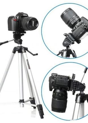 Штатив для камеры, телефона, трипод, тринога tripod 330a 0.50-1.35м1 фото