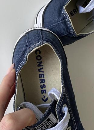 Converse 24,5см синие оригинал5 фото
