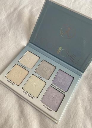 Палетка хайлайтеров anastasia beverly hills moonchild glow kit3 фото