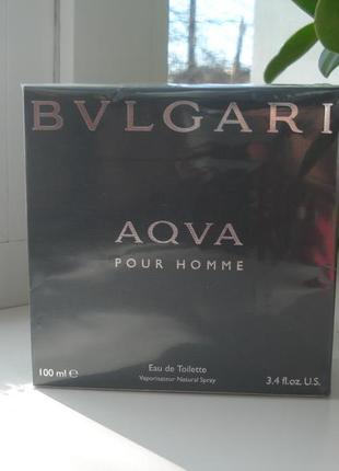 Aqva pour homme toniq bvlgari туалетная вода 100 мл