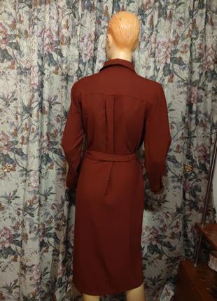 Плаття,халат жіноче шоколадного кольору.5 фото
