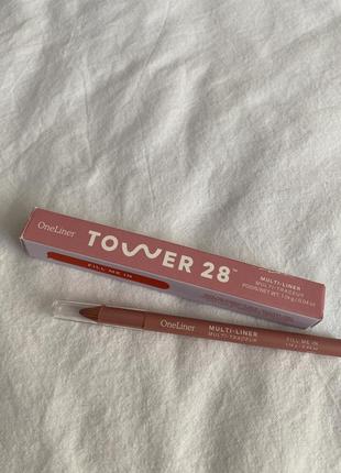 Карандаш для губ tower 28 oneliner multi-liner