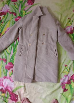 Paucinni. итальянское оригинал italy кашемировое в итальянском стиле винтажном пальто хлоп...