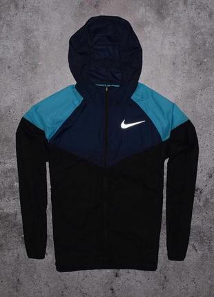 Nike windrunner jacket (мужская куртка ветровка найк tech fleece1 фото