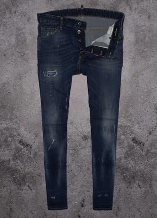 Dsquared2 slim jeans (мужские премиальные джинсы слим дискваред )1 фото