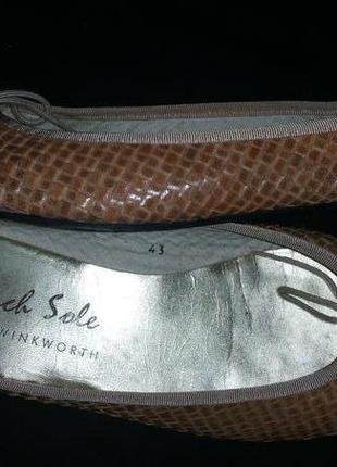 43р-27.5 шкіра балетки french sole made in spain ширина устілки 8 см