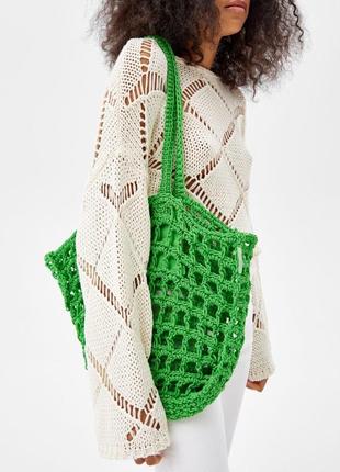 Плетена сумка bershka