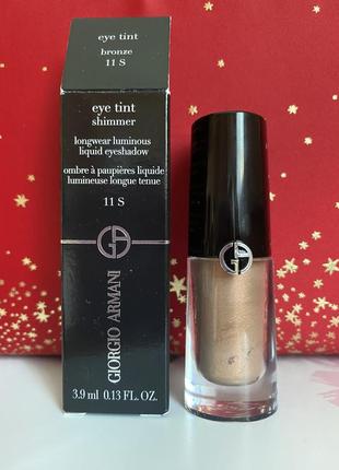 Giorgio armani eye tint shimmer 11s bronze - rose gold