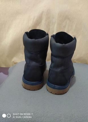 Кожаные водонепроницаемые термо ботинки timeberland waterproof primaloft5 фото