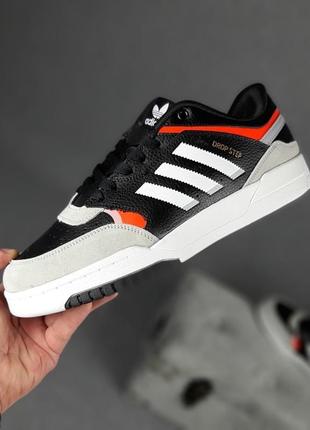 Adidas drop step якісні стильні чоловічі кросівки адідас дроп степ низькі шкіряні преміум5 фото