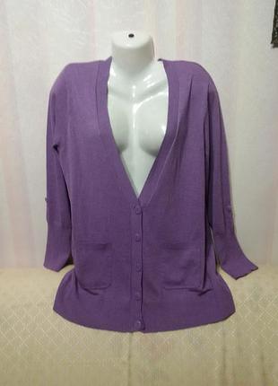 Бузковий кардиган (пог - 54 см+) 5