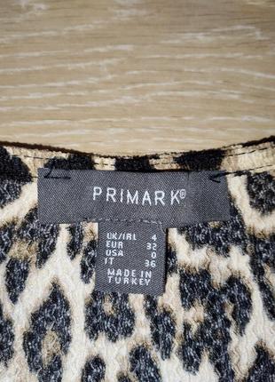 Платье леопард primark.3 фото