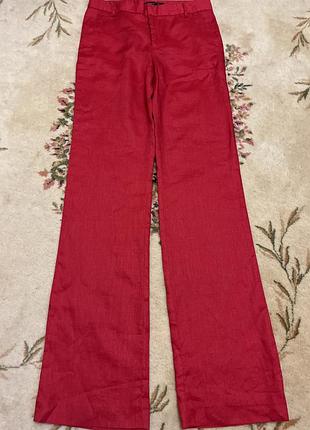 Отличные брюки из натурального льна zara