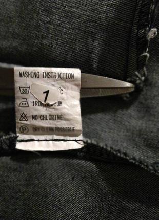 Большой красивый джинсовый стрейч-коттоновый пиджак жакет кардиган куртка разм. 52-565 фото