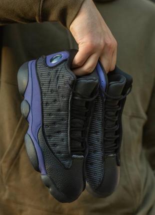 Новинка🚨 кроссовки в стиле air jordan retro 13 black\purple премиум кроссовки мужские баскетбольные высокие джорданы трендовые молодежные