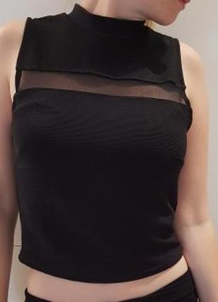 Стильный чёрный топ от tally weijl