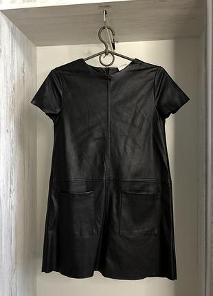 Кожана сукня zara