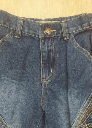Новые стильные джинсы для полного мальчика 4-6 лет5 фото
