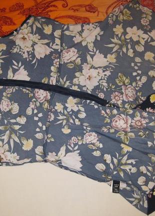 Приталенное платье xl шейн shein большой размер короткое со скошенными краями с цветочным принтом6 фото