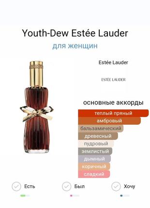 Estée lauder youth dew edp оригинал !2 фото