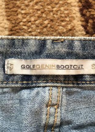 Джинсовая юбка, s размер, для подростка для девушки, cotton, golf denim bootcut3 фото