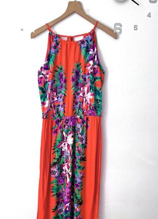 Літня сукня максі у квітковий принт oasis3 фото