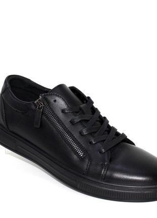 ⚫ чорні чоловічі спортивні туфлі кросівки1 фото