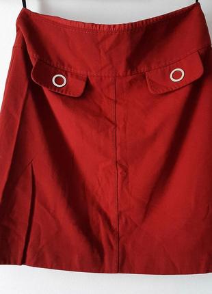 Красная юбка мини