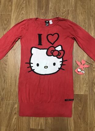 Платье туника hello kitty h&m