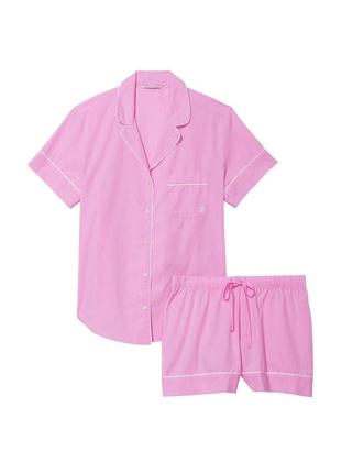 Victoria´s victorias secret виктория сикрет пижама, костюм для сна cotton short pajama set2 фото
