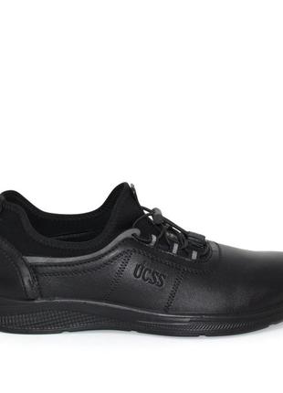 ⚫ чорні чоловічі спортивні туфлі6 фото