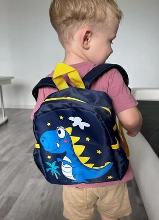 Дитячий красивий якісний рюкзачок з динозавром1 фото