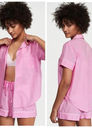 Victoria´s victorias secret виктория сикрет пижама, костюм для сна cotton short pajama set1 фото