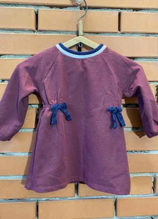 Сукня-толстовка zara 18-24 міс ( 92 см).