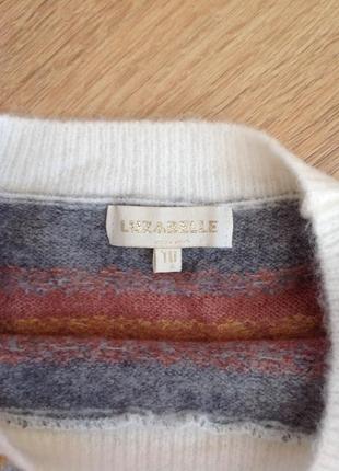 Мягкий свитер джемпер с объемными рукавами  в составе шерсть размер не указан подойдет на 10-125 фото