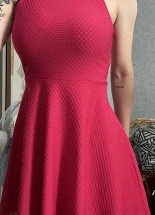 Платье мини розового цвета