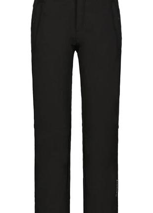 Детские брюки icepeak sal jr softshell черные на рост 152 см