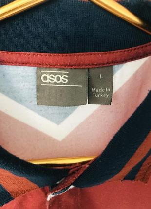 Яскрава теніска asos, розмір l3 фото