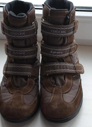 Зимние geox 38р сапоги ботинки оригинал4 фото