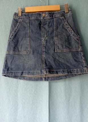 Юбка джинсовая &amp;denim h&amp;m 9-10/140